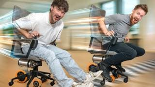 Motor-bürostuhl Bauen + Rennen Durch's Büro!