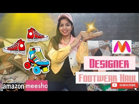 Designer Footwear Haul | Dhinchak Pooja #footwearhaul #ajiohaul #myntrahaul #amazonhaul