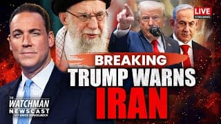 Trump Threatens New Iran Strikes, Backs Israel In Netanyahu Meeting | Watchman Newscast Live
