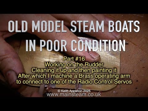 Old Model Steam Boats In Poor Condition - Part #16