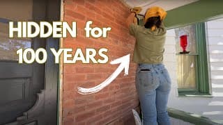 I Found A 100 Yr Old Message In The Wall 😳 *ghost Town Cottage Renovation*