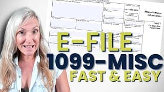 How To E-file 1099-misc Super Fast & Easy! Step-by-step Tutorial (rent, Inventory, Awards, Medical)