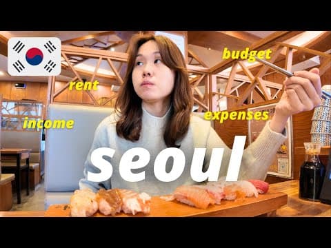 First Full Month Living In Korea 🇰🇷 & My Employment Paycheque 💵 November Money Breakdown!