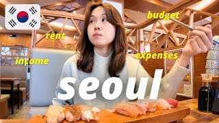 First Full Month Living In Korea 🇰🇷 & My Employment Paycheque 💵 November Money Breakdown!