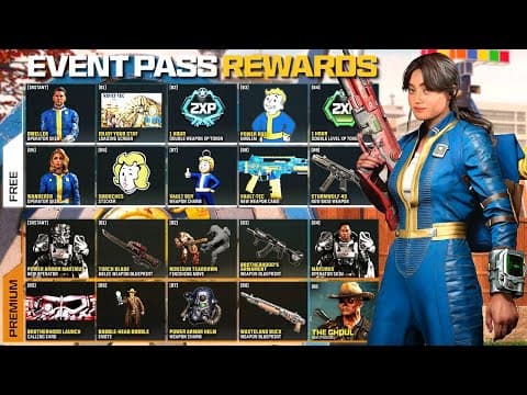 New Fallout Event, Deathclaw Scorestreak, & Free Rewards! (season 01 Reloaded Update)