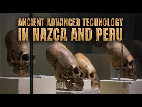 Ancient Advanced Technology In Nazca And Peru
