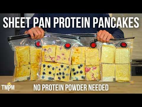 No Protein Powder Needed In These Sheet Pan Protein Pancakes For Snack City