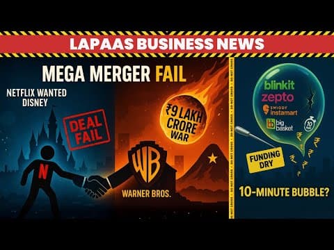 Netflix Wanted Disney | Paramount’s $108 Billion Hostile Bid | Quick Commerce Bubble Is Bursting