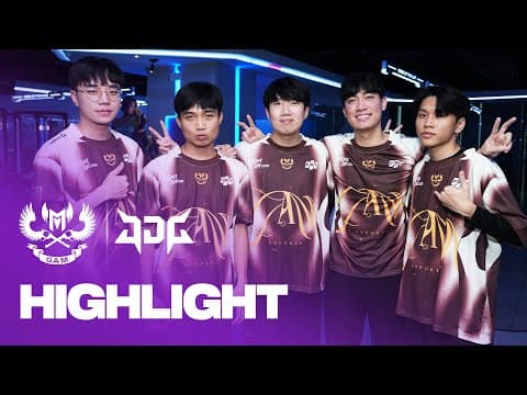 Gam Vs Jdg: Huỷ Diệtttt | Highlights Asi 2025 - Bảng A