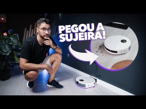 Testei O Novo Robô Aspirador Rcv2 Da Karcher! Coloquei Pra Limpar O Apartamento Todo!