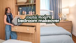 Cozy And Calm Coastal Bedroom Makeover (best Surprise Reveal)