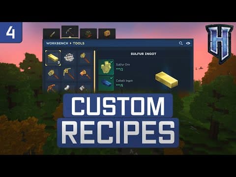 Hytale Modding Tutorial #4: Custom Recipes