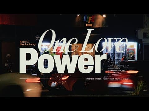 Kojoe - One Love / Power (prod By Blooky Jeeky) [official Music Video]