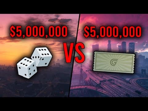 $5,000,000 On Dice Vs $5,000,000 On Lottery Tickets