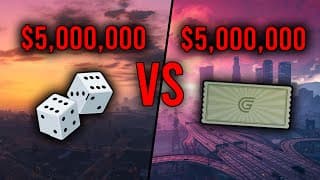 $5,000,000 On Dice Vs $5,000,000 On Lottery Tickets