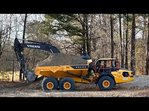 Making Quick Progress On Filling In The Pond