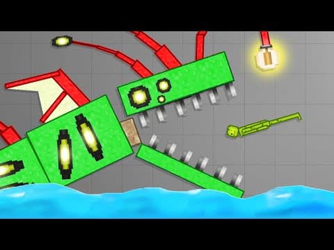 Scary Myth Lurker Vs Ragdolls In Melon Sandbox Playground