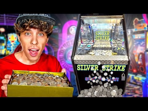 I Put 400 Quarters In A Coin Pusher And Then This Happened...