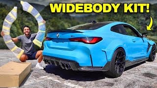 Building A Bmw M4 G82 Into A Supercar: 3.0csl Widebody Kit Install Diy [part 3]