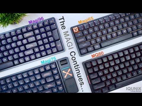 Comparing Iqunix's Low-profile Lineup (magi65, 75, 96 And Mq80)