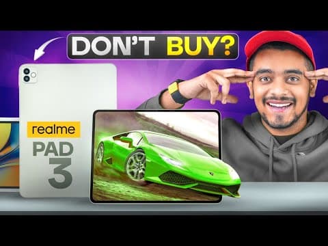 Realme Pad 3 5g Full Review 🔥 big Display, Massive Battery & Useful Ai Features
