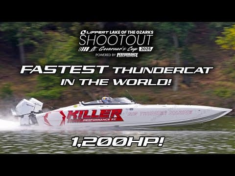 I Ran My Fountain Thundercat Boat In The Lake Of The Ozarks Shootout And Shattered The Record!