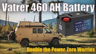 Vatrer 460ah Lithium Battery Install In My Van — Full Time Living Upgrade