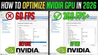 How To Setup & Optimize Your Nvidia Gpu In 2026 - Improve Fps, Reduce Lag & Max Performance🔧