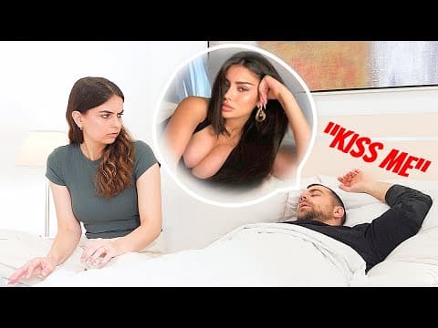 Saying Another Girl's Name In My Sleep Prank On Wife! She Got So Jealous!