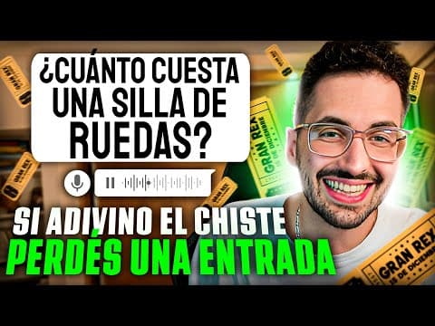 Si Te Adivino El Chiste Perdés Tu Entrada