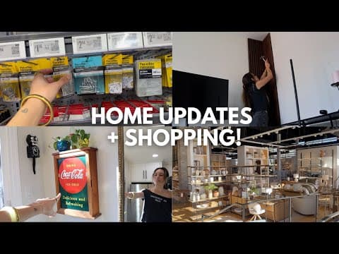 Hanging Art, Shelves, + Shopping! | Home Updates