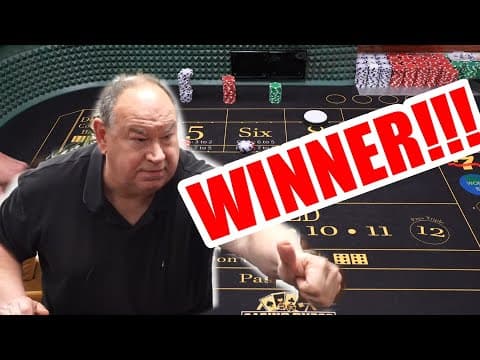 🔥a Winner🔥 30 Roll Craps Challenge - Win Big Or Bust #487