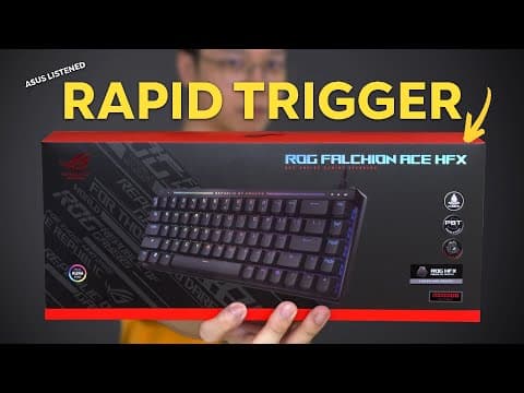 Asus Finally Made A Hall Effect Keyboard…