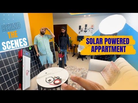 Behind The Scenes: Battery Installation At Syed Owais Ali's Office