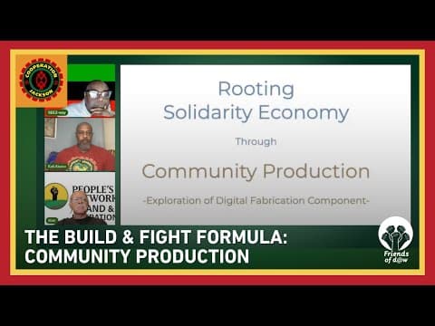 The Build & Fight Formula Part 5: Community Production