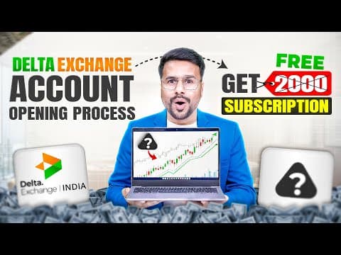 Delta Exchange India Account Opening Process 2026 | Best Crypto Trading App | Trading For Beginners