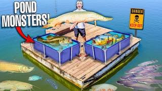 I Caught 3 Exotic Pond Monsters To Stock My 4000g Pond!