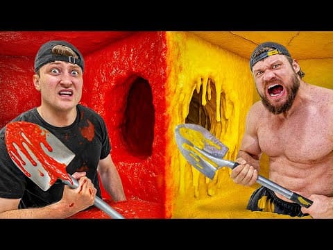 100 Layers of Ketchup vs 100 Layers of Mustard