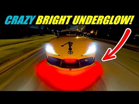 The Brightest Underglow Mod Ever! (2 Nilight Kits = 6 Strips!)
