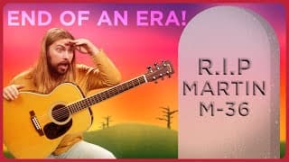 Why Did Martin Discontinue The M-36? 2025 Standard Series Leaves Behind Some Underrated Guitars