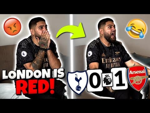 Arsenal Fan Crazy Reaction 🤣 Tottenham 0-1 Arsenal North London Derby Match Reaction 24/25