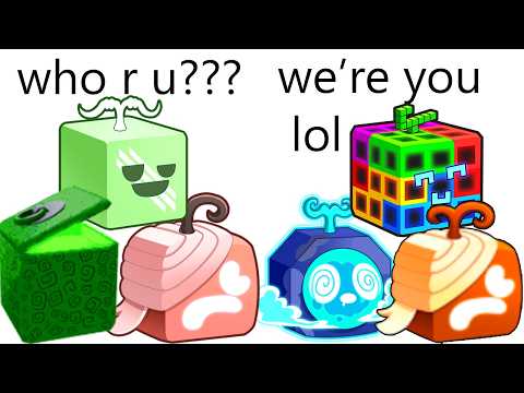 All Blox Fruits Meet Their Old Versions... (meme)
