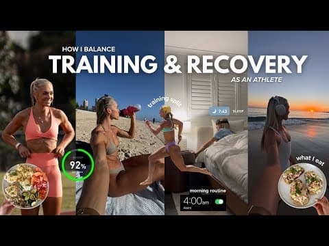 My *simple* Training & Recovery Routine As An Athlete | Overcoming Rest-day Guilt + Food Mindset