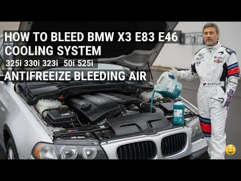Bmw Antifreeze Bleeding Procedure - Get Air Out Of X3, 325i, 530i Cooling System!
