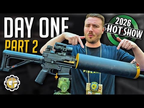 Shot Show 2026 Day 1 Part 2 | The Maxim Gun Returns?  Kak Industry, Q, Kel-tec, Dd, & More!