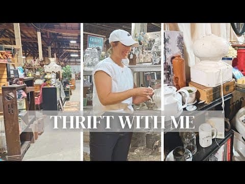 Thrift With Me • Thrifting For Resale •  Vintage Home Décor & Whatnot Finds #whatnotpartner