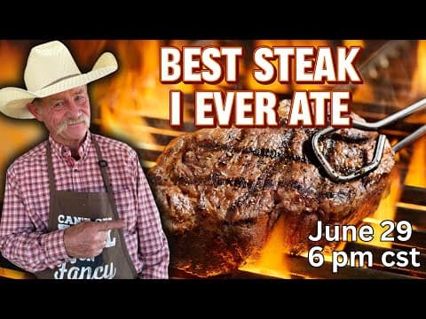 The Best Steak I Ever Ate And Grilling Tips Live!