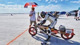 50cc Nitro Two Stroke Record Attempt. Bonneville Speedweek 2024