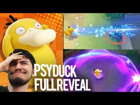 New Supporter Psyduck ! Full Reveal ! Pokemon Unite !