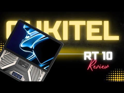 Oukitel Rt10 Review – 25,000mah Industrial Tablet Built For Anything
